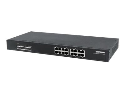 INTELLINET 560993 Gigabit Ethernet PoE+ Switch 16-Port 560993