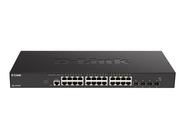 D-LINK 24 x 10G Base-T ports + 4 x 10G/25G SFP28 ports Smart Managed Switch DXS-1210-28T