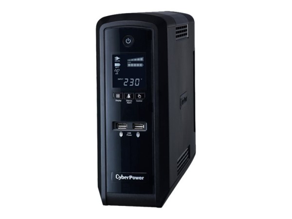 CYBERPOWER CP1300EPFCLCD Adaptive Sinewave Green Power USV 1300VA/810W LCD CP1300EPFCLCD