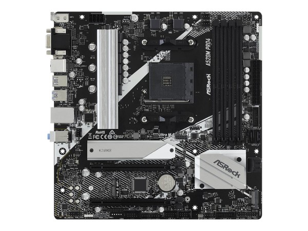 ASROCK MB ASRock A520M Pro4 SAM4 90-MXBDU0-A0UAYZ