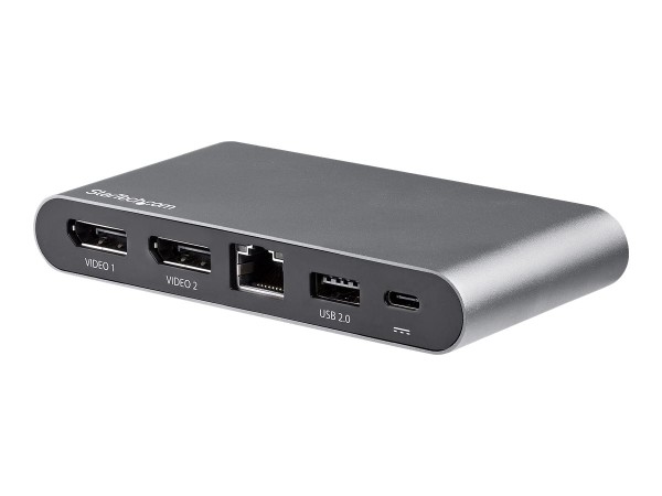 STARTECH.COM Dual Monitor USB-C Multiport Adapter - Windows - 2 x 4K DP - 1 DK30C2DAGPD