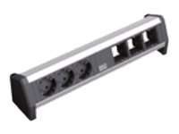 BACHMANN Steckdosenleiste Desk 3xCH 3xAbdeckung mi 902.010