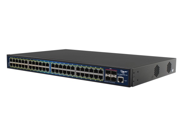 ALLNET ALLNET ALL-SG8652PM-10G Switch full managed 52 Port Gigabit 400W 48x PoE+ 4x SFP+