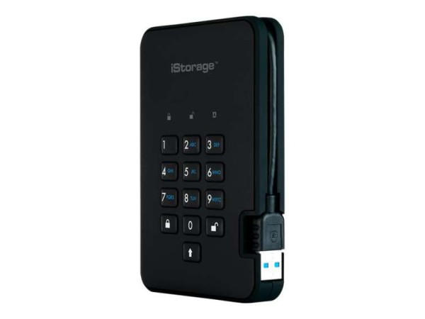 ISTORAGE diskAshur2 Black 1TB IS-DA2-256-1000-B