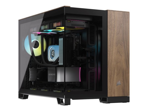 CORSAIR 2500X - Mid tower - micro ATX - Seitenteil mit Fenster (gehärtetes CC-9011286-WW