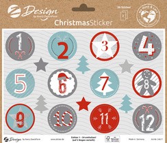 AVERY Zweckform ZDesign Trend Sticker WEIHNACHTEN