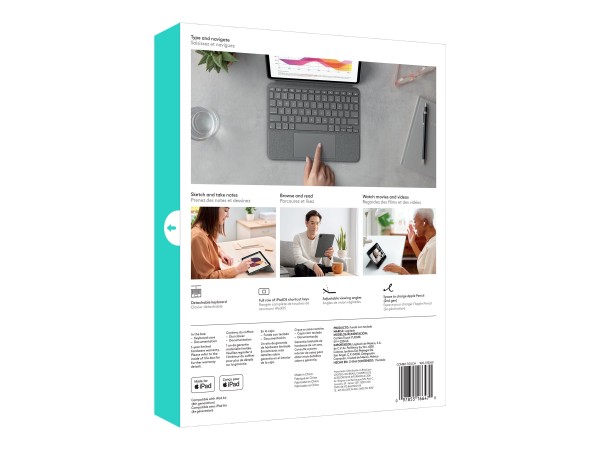 LOGITECH LOGITECH COMBO TOUCH FOR IPAD AIR 4. GEN (ESP)