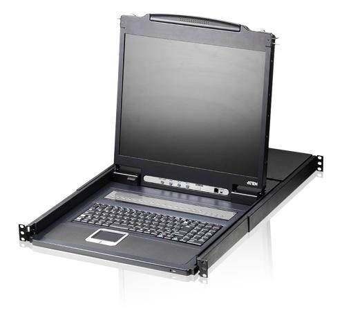 ATEN 8-Port 19 LCD KVM Switch CL1308N-ATA-2XK06DNG