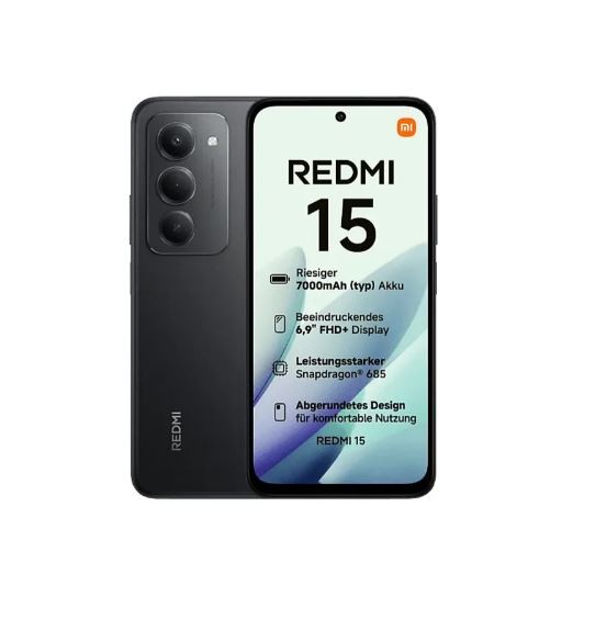 XIAOMI XIAOMI Redmi 15 128-6-4G Midnight Black