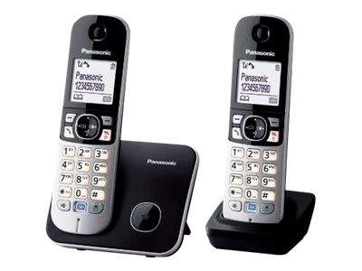 PANASONIC KX-TG6812GB schwarz Duo