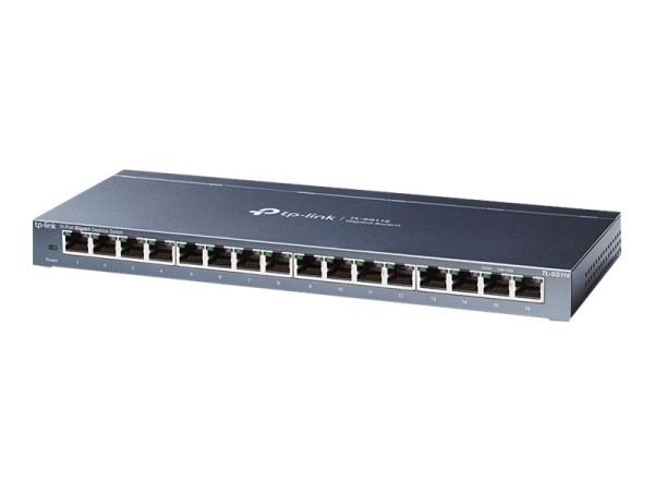 TP-LINK 16-Port Gigabit Desktop Switch RJ45 Ports Desktop Steel Case TL-SG116