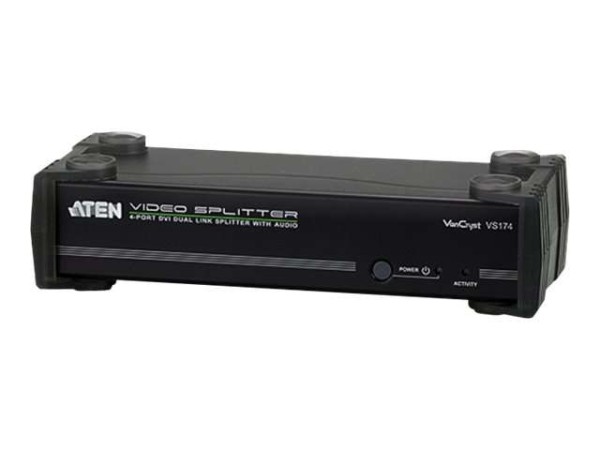 ATEN DVI Audio Splitter + RS-232 4 Port VS174-AT-G