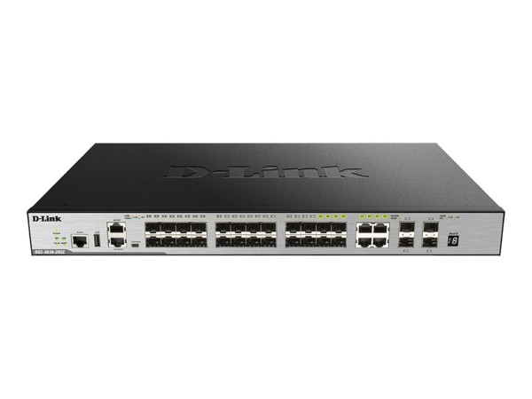 D-LINK 28-Port Layer 3 Fiber Gigabit Stack Switch (SI) DGS-3630-28SC/SI/E