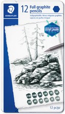 STAEDTLER Graphitstift Mars Lumograph pure graphite, 12er