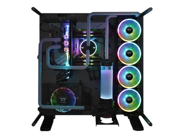 THERMALTAKE Lüfter Thermaltake Riing Trio 12 LED RGB (3er Pack) TT Prem. re CL-F072-PL12SW-A