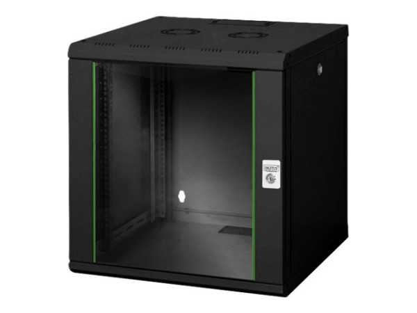 DIGITUS DIGITUS 12HE Wandgehäuse Unique 643x600x600mm Farbe Schwarz RAL 9005