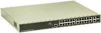 BAROX BAROX 19"-L2/L3 Switch mit Management, 24 Ports PoE