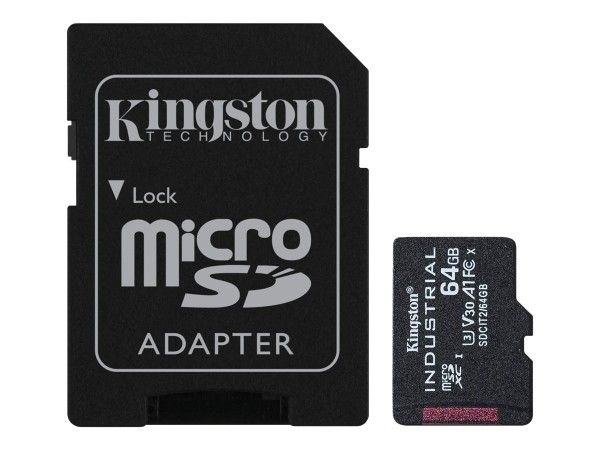 KINGSTON KINGSTON 64GB microSDXC Industrial C10 A1