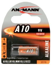 ANSMANN Alkaline Batterie A10, 9 Volt, 1er Blister