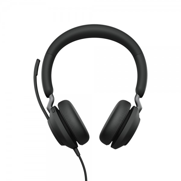 Jabra Evolve2 40 - Kopfhörer - Kopfband - Büro/Callcenter - Schwarz - Monophon - Abspielen/Pause - Track < - Ortung > - Lautstärke + - Lautsärke -