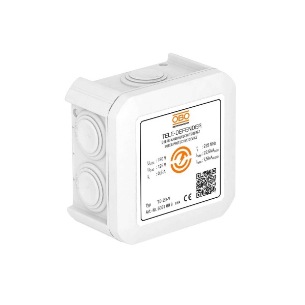 OBO Kombischutzgerät TD-2D-V f.Telekommunikation weiß 5081698 5081698