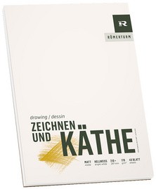 RÖMERTURM Künstlerblock "ZEICHNEN & KÄTHE", DIN A5