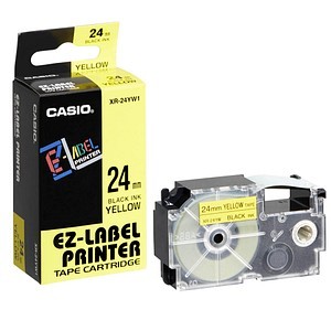 Schriftband für CASIO Label Printer, 24 mm breit, 8 m lang