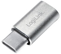 LogiLink USB Adapter, USB-C Stecker - Micro USB Kupplung