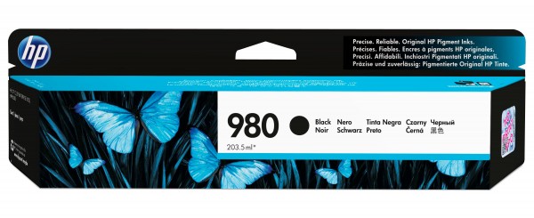 HP 980 Schwarz Original Tintenpatrone