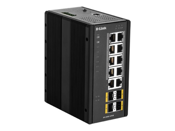 D-LINK 14 Port Layer2 Managed Gigabit PoE Industrial Switch DIS-300G-14PSW